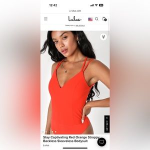 Stay captivating Red Lulus top